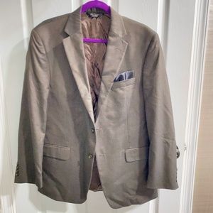 Mens JOS A BANK Suit Jacket - Brown/Large